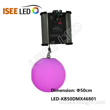 dmx512 kinetic rgb led led light ແສງສະຫວ່າງບານ